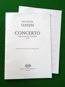 Michael Haydn - Flute Concerto ed. Vecsey (Flute & Piano Sheet Music) VGC - Picture 1 of 1