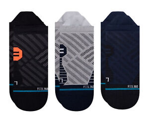 Stance Break Tab Black/Grey/Navy Running Socks 3 Pack A248C21BRE-MUL