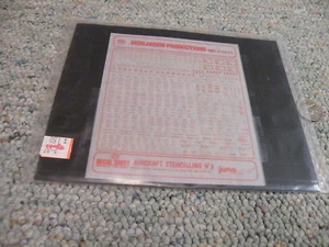 Verlinden 1/72 Sheet DTAV72-01 Aircraft stencilling #2 red G131 - Picture 1 of 1