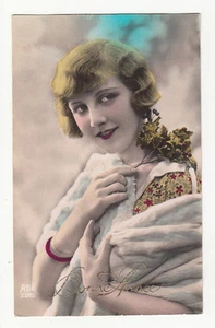 *** Portrait en couleurs / Bonne Année *** Fantaisie +/- 1930 - CPA 0538 - Picture 1 of 2