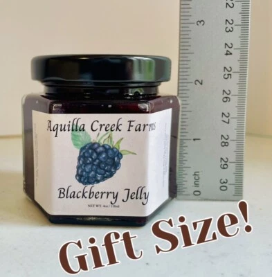 Blackberry Jelly ~ 4 oz. Gift Size Texas ~ Aquilla Creek Farms - Image 1 of 4