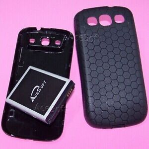 High Power 7570mAh Extended Battery Cover Case for Samsung Galaxy S3 I535 I9300