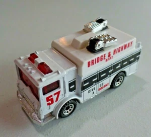 Vintage Matchbox Mack Auxiliary Power Truck White Bridge & Hwy Dept. China A123 - Picture 1 of 10