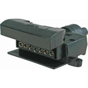 OEX 7 Pin Trailer Socket - Flat Plastic Surface Mount - ACX2805 On the Car Side - Picture 1 of 3