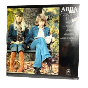 Abba New Harrods Tag Greatest Hits Vinyl Record Album Epic EPC69218 Sealed Flaw - Picture 1 of 5