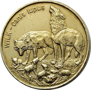 2 zl 1999 - Polen - Wolf - Bild 1 von 2