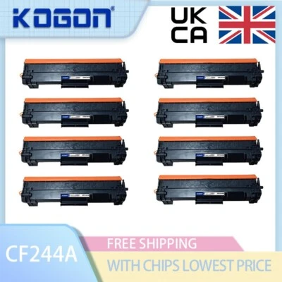 8 x CF244A 44A Toner Cartridge Fits For HP LaserJet Pro M15 M15a M15w M28a M28w - Image 1 of 2