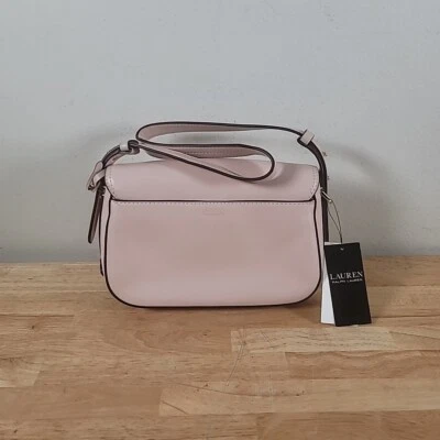 Gorgous Ralph Lauren Maddy Small Leather Shoulder Bag French Pink Nwt - Image 1 of 4