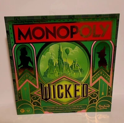 МОНОПОЛИЯ: издание настольной игры Wicked Movie (Wizard of Oz) НОВАЯ ЗАПЕЧАТАННАЯ - Изображение 1 из 2