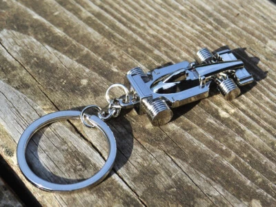 Formula 1 Race Car Keychain - Formula One Key Ring - F1 - Metal - Image 1 of 4