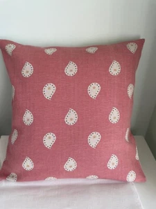 Susie Watson Rose Mika Fabric Cushion Cover Laura Ashley Plain Back 45cm - Picture 1 of 5