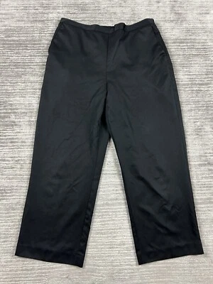Alfred Dunner Pants Womens 16 Black Pull On Stretch Waist Polyester - Image 1 of 4