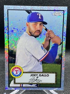 2021 Topps Chrome Platinum MINI-DIAMOND 70TH REFRACTOR JOEY GALLO 1/70 RANGERS - Picture 1 of 2