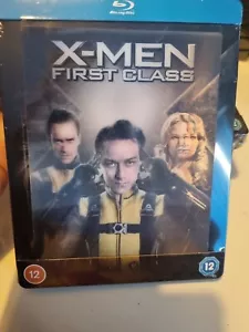 X-MEN : FIRST CLASS - UK EXCLUSIVE LENTICULAR BLU RAY STEELBOOK - NEW & SEALED - Picture 1 of 2