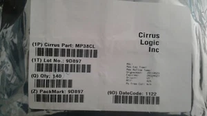 (1pz0 MP38CL, CIRRUS LOGIC, IC OPAMP POWER 1 CIRCUITO 30DIP - Foto 1 di 3