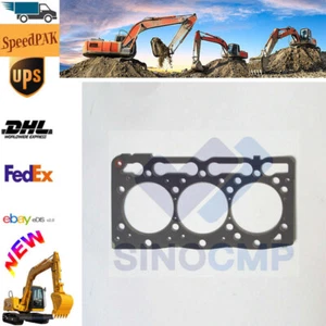 D1105 Engine Cylinder Head Gasket For Kubota 2400HST-D U25S F2400 KX61 KX41 ZD28 - Picture 1 of 2