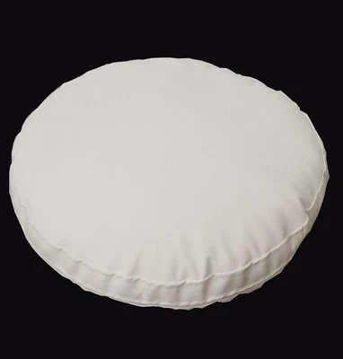 pc503r Pearl Cream Round Water Proof PVC/PU Thick Mattresses Cushion Cover Size - Image 1 of 4