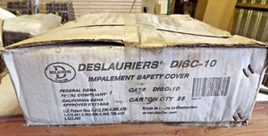 25 DESLAURIERS DISC-10 832036 VERTICAL REBAR SAFETY CAPS OSHA #3 - #11 - Picture 1 of 2