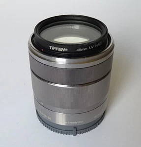 Sony E 18-55mm f/3.5-5.6 OSS Silver Lens SEL1855 for A6100 A6400 NEX-5 Camera - Picture 1 of 1