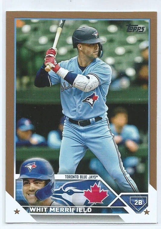 2023 Topps Gold Whit Merrifield #381 804/2023 Blue Jays - Image 1 of 1