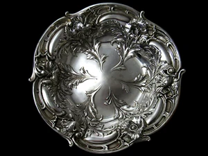 ❤️ LE SIX FLEURS c. 1901 REED & BARTON STERLING RND VEGETABLE BOWL 9 1/8” - Picture 1 of 7