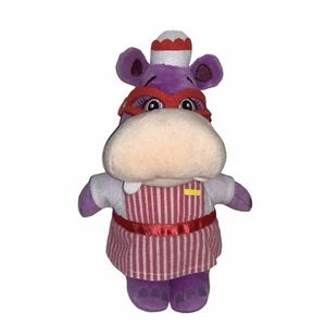 Disney Store 8" Doc McStuffins Hallie Hippo Plush Stuffed Animal Beanie Toy NICE - Picture 1 of 8
