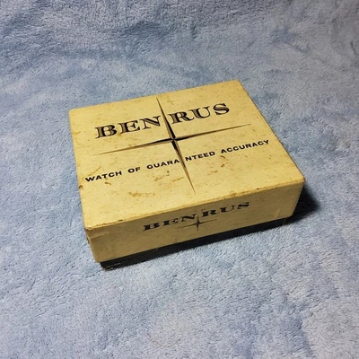Caja Reloj Benrus Vintage SOLO CAJA VACÍA Almacenamiento Exhibición Coleccionistas Caja Foto 1 de 4