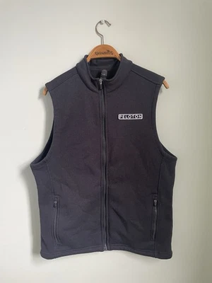 Rhone Peloton Vest Jacket Mens Black Fleece Zip Athletic Exercise Size Large L - Image 1 of 4