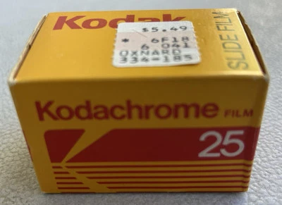 KODAK KR-135-20. Película Kodachrome 25 35 mm 20 exposiciones. Exp 1986 precintado nuevo Foto 1 de 3