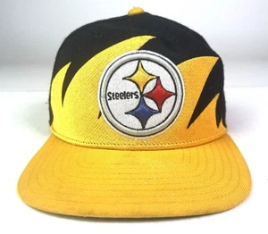Mitchell & Ness Pittsburgh Steelers Shark Tooth Vintage Collection Snapback Hat - Picture 1 of 8