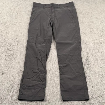 Eddie Bauer Travex Pants Mens 33x32 Grey Stretch Nylon Spandex Outdoor Casual - Image 1 of 4