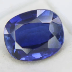 8.70 Ct Certified Natural Blue Sapphire Eye Clean Cushion Cut Loose Gemstones - Picture 1 of 5
