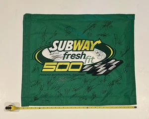 NASCAR SUBWAY 500 signierte Flagge Jeff Gordon Jimmie Johnson Tony Stewart & mehr - Bild 1 von 11