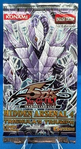 Yu-Gi-Oh 1st Ed. Hidden Arsenal 4 Trishula's Triumph Booster Pack VINTAGE SEALED - Picture 1 of 2
