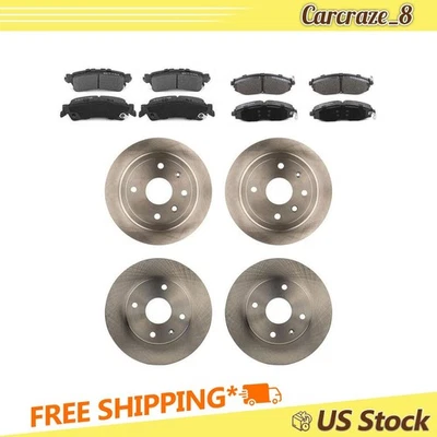 Kit de pastillas de freno y rotores delanteros traseros para Chevrolet Optra 2,0 L 2004-2007 Foto 1 de 4