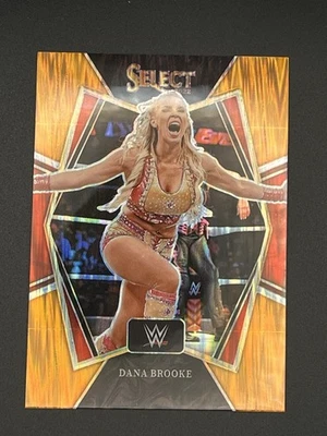 2022 Panini Select WWE - Premier Level Dana Brooke #141 Orange Flash Prizm - Image 1 of 2