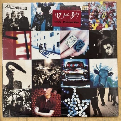 U2 - Achtung Baby SEALED Original 1991 Island LP Bono The Edge Brian Eno Rock X - Image 1 of 2