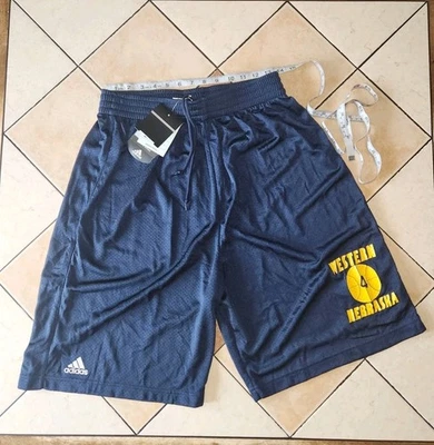 🌽Pantalones Cortos de Baloncesto Adidas Western 4 Nebraska Talla Alta Grande TL NUEVOS CON ETIQUETAS Foto 1 de 4