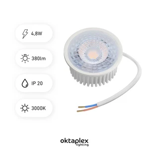 LED Module Leuchtmittel flach 3000K warmweiß 4,8W 230V für Spot GU10 Ersatz - Bild 1 von 9