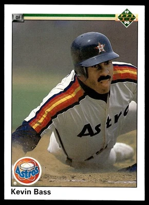 Kevin Bass 1990 Upper Deck #302 Houston Astros 31927 Baseball Card - Image 1 of 2