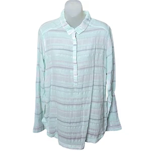 Columbia Womens Outdoor Early Tide Shirt Size Large Hiking Camping Cabin Cotton - Picture 1 of 9