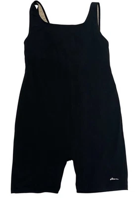 Traje de baño de una pieza Ocean Aqua Shape talla 22 negro modesto para mujer Foto 1 de 4