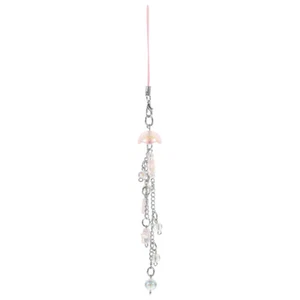 Jellyfish Tassel Mobile Chain Phone Strap Cute Cell Charms Bead Girls - Zdjęcie 1 z 12