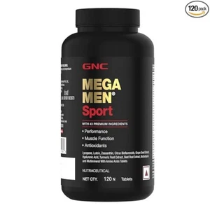 GNC Mega Men 50 Plus Multivitamin | 120 Tablets Boosts Immunity free shipping - Picture 1 of 7