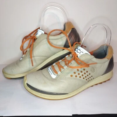 Zapatos de golf ECCO Biom Natural Motion para mujer talla 37 cuero de yak sin clavos naranja Foto 1 de 4