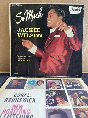 ДЖЕКИ УИЛСОН ~ «ТАК МНОГО» ~ «1959-BL-54050 ~ ЧЕРНАЯ ЭТИКЕТКА» ~ МОНО LP/ОЧИЩЕННЫЙ/ПРОТЕСТИРОВАН - Изображение 1 из 4