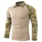 Spring and Autumn men&#39;s camouflage American long sleeved shirt tactical suit
