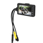 720P 3 LCD Screen Dual Camera For Motorcycles Data Recorder