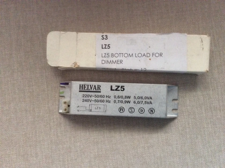 Helvar Lz5 220/240 volt 0.6/0.8 w 5,0/6;0 va  - Image 1 of 1