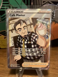 Pokemon Cafe Master TG25/TG30 Brilliant Stars Trainer Galerie volle Kunst NM/M - Bild 1 von 2